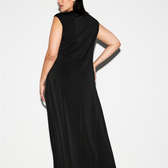 Old Navy The Occasion Twist-Front Maxi Dress – NWT – Size XL –Black - Picture 3 of 9